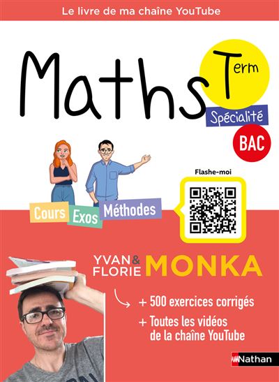 Maths terminale spécialité, bac : cours, exos, méthodes : le livre de ma chaîne YouTube - Image 2