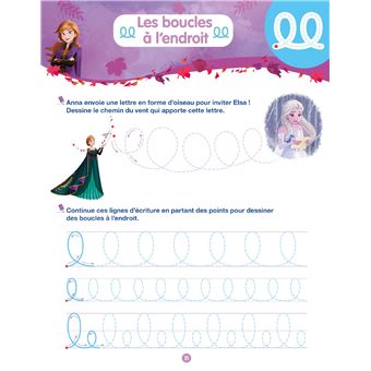 Disney - La Reine des neiges Mon cahier effaçable - Mes premiers tracés, formes et dessins (2-6 ans)