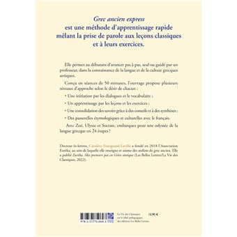 Grec ancien express - broché - Caroline Fourgeaud-Laville, Djohr