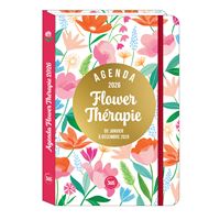 Agenda Flower thérapie pocket, janv.-déc. 2026, 12 mois