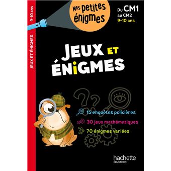 Jeux et énigmes - Du CM1 au CM2 - Cahier de vacances 2026 - 1