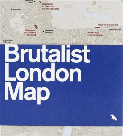 Brutalist london map -  Henrietta Billings - (donnée non spécifiée)