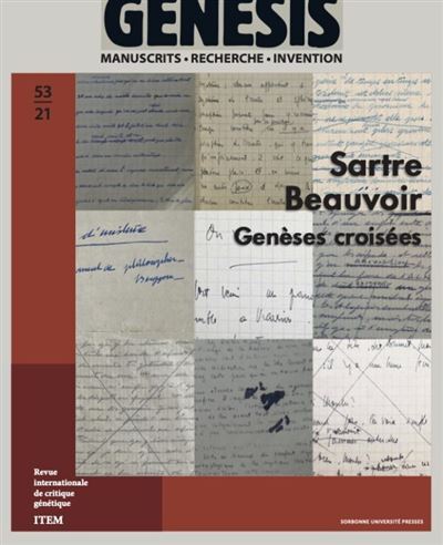 Sartre Beauvoir, genèses croisées