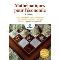 Mathématiques pour l'économie 6e édition