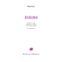 Elégies - Edition bilingue français-latin