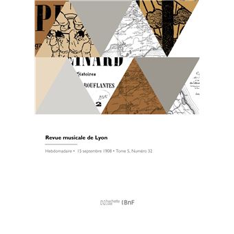 Revue musicale de Lyon - 1