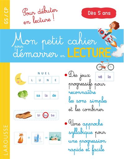 Mon petit cahier pour démarrer en lecture - Collectif - Larousse - broché - Scolaire / Universitaire