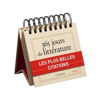 Calendrier - 365 jours de littérature avec Gallimard