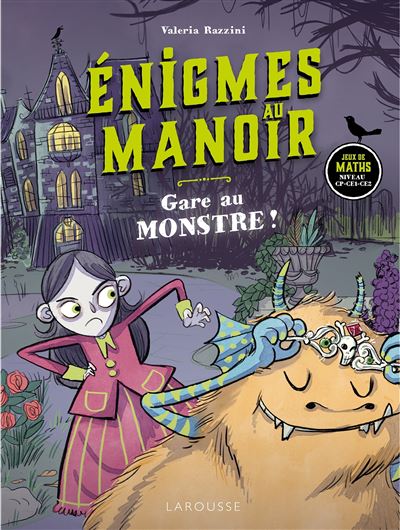 Enigmes au manoir - Gare au Monstre ! - Collectif - Larousse - broché - Document jeunesse - Larousse