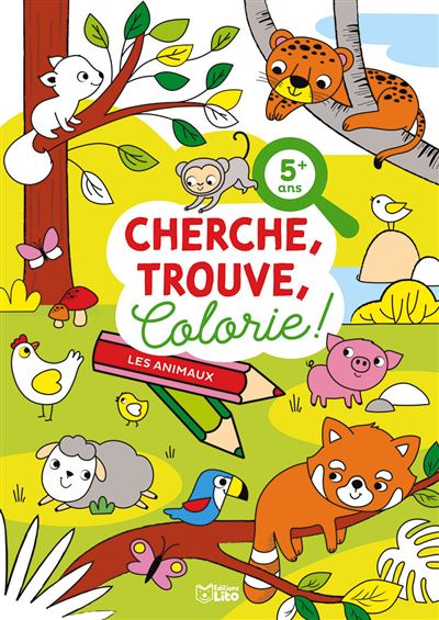 Cherche trouve colorie animaux