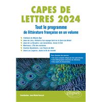 CAPES de Lettres 2024