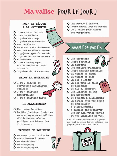 Trousseau Que Mettre Dans Valise MaternitÃ© Trousseau Maternité