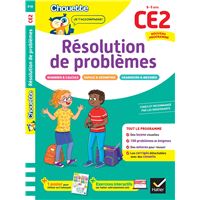 Résolution de problèmes CE2  - Cahier de soutien nouveau programme