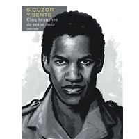 Cinq branches de coton noir