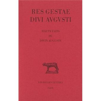 Res Gestae divi Augusti. Hauts faits du divin Auguste - 1