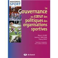 La gouvernance au coeur des politiques des organisations sportives