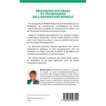 Pratiques sociales et techniques de l’animation rurale
