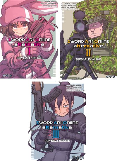 PACK Sword Art Online - Alternative- Gun Gale Online 2=3