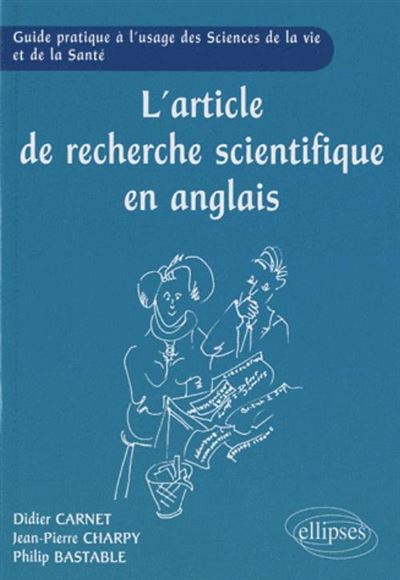 L'article de recherche scientifique en anglais - Guide p