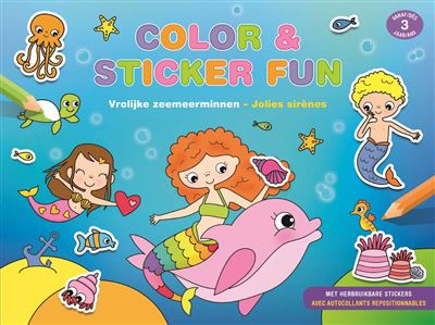 Color sticker fun jolies sirenes