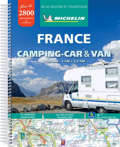 Atlas France Camping-car & van (A4 - Spirale) -  Collectif - Michelin - broché - Atlas / carte