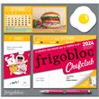 Frigobloc Hebdomadaire 2024 Chefclub (de sept. 2023 à déc. 2024)