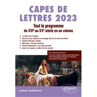 CAPES de Lettres 2023