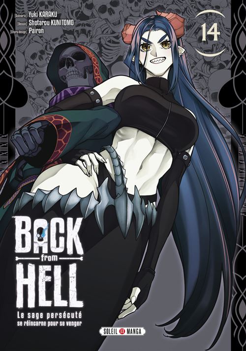 Couverture française de Back from Hell tome 14, édition Soleil Manga