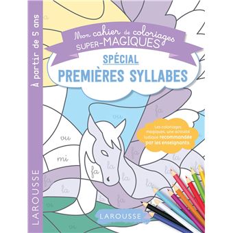 Coloriages magiques mes premières syllabes - 1