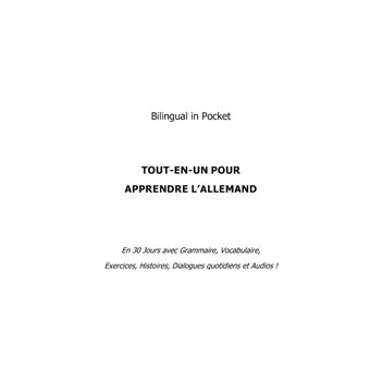 Tout-en-un pour Apprendre l'Allemand