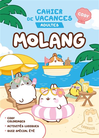 Cahier de vacances adultes - Cosy Molang
