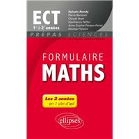 Formulaire Maths ECT 1re et 2e années