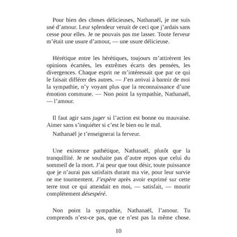 Les Nourritures terrestres