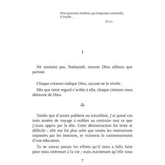 Les Nourritures terrestres