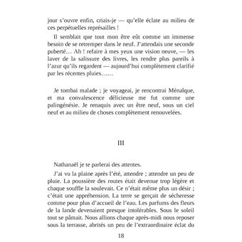 Les Nourritures terrestres