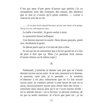 Les Nourritures terrestres