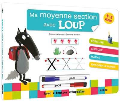 Ma moyenne section avec loup - Orianne Lallemand - cartonné