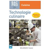Technologie culinaire 1re Bac Pro Cuisine (2017) - Pochette élève
