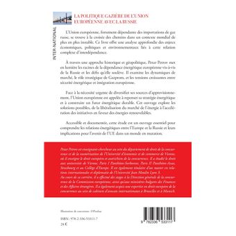 La politique gazière de l’Union européenne avec la Russie