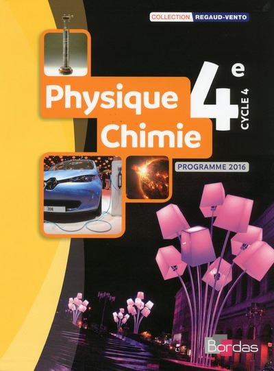 Physique chimie 4e, cycle 4 : programmes 2016 - Image 3