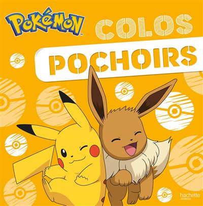 Pokémon - Colos pochoirs Mon colo pochoir NEW -  The Pokémon Company - Hachette Jeunesse - broché - Document jeunesse