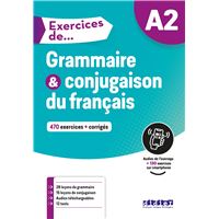 Exercices de... Grammaire et conjugaison A2 - Livre + didierfle.app