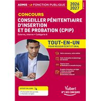 Concours Conseiller pénitentiaire d'insertion et de probation (CPIP) - Catégorie A - Tout-en-un