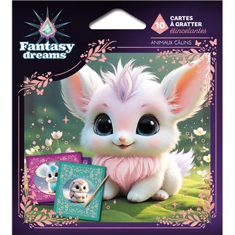 Cartes à gratter Fantasy Dreams - Animaux câlins - 1