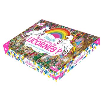 Puzzle Où sont cachées les licornes ? - 200 pièces - 1