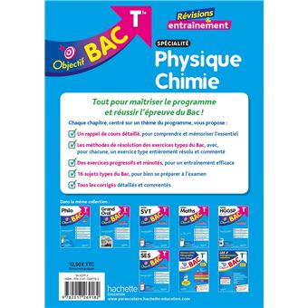 Objectif BAC Tle spécialité Physique Chimie