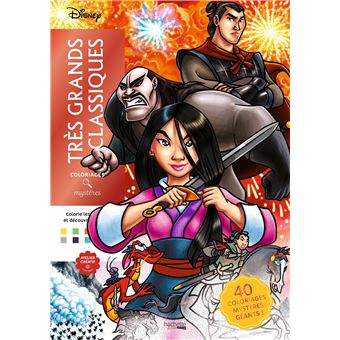 Coloriages mystères Disney - Très grands classiques