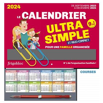 Agendas et calendriers familiaux - Agendas et Calendriers 2023-24 - Livre,  BD
