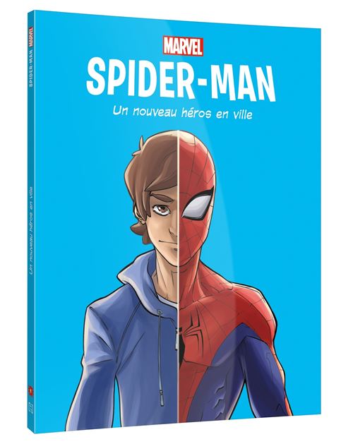 SPIDER-MAN - [BD] 1. Un nouveau héros en ville - MARVEL -  Marvel Comics - Hachette Disney - cartonné - Album jeunesse