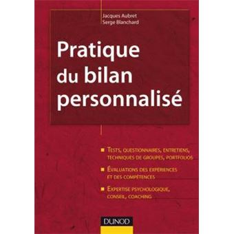 Pratique du bilan personnalisé - 2ème édition - 1